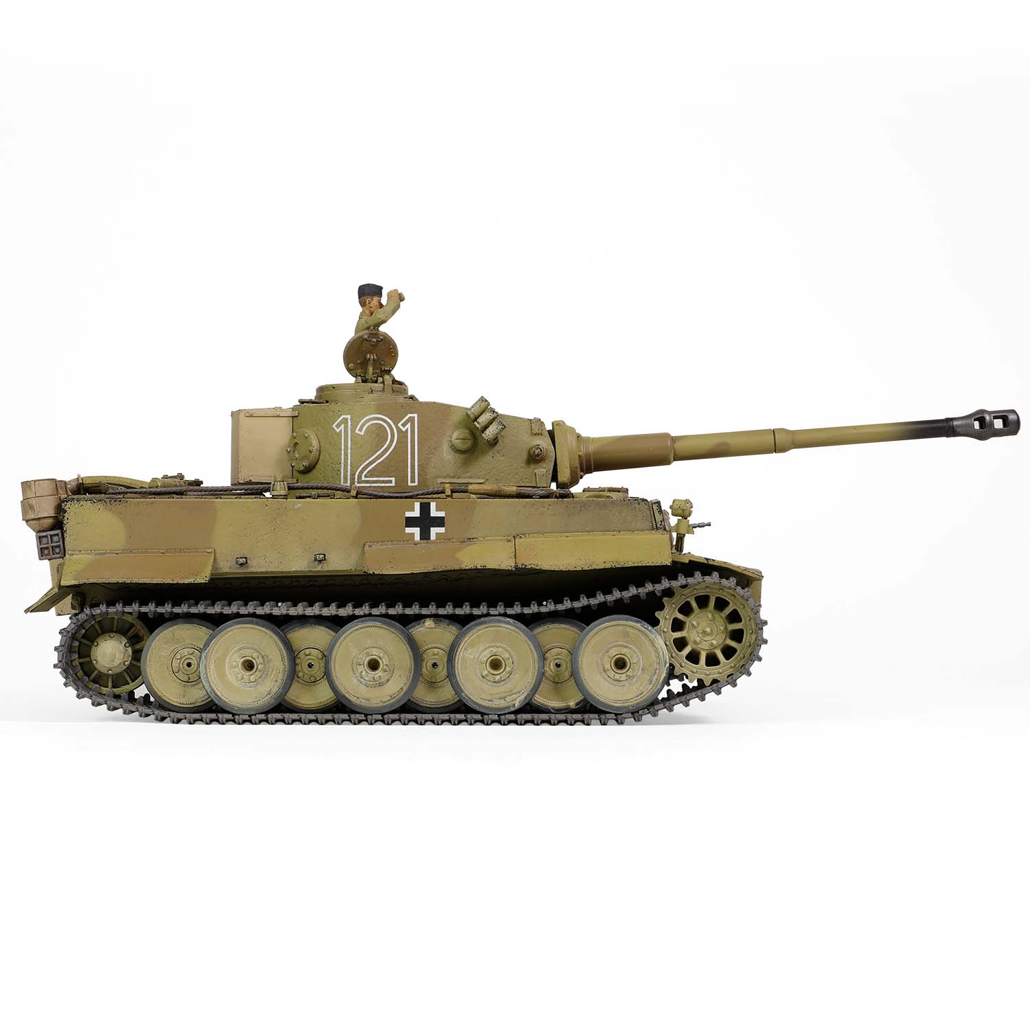 Sd.Kfz.181 PzKpfw VI Tiger Ausf. E heavy tank  (Initial production model) #121, Schwere Panzerabteilung 501, 1943 North African Front Tunisia