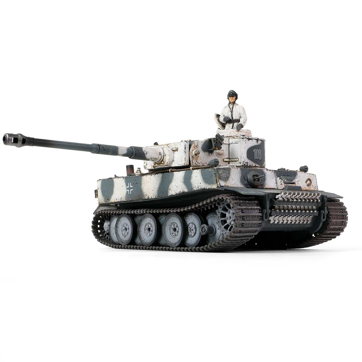 Sd.Kfz.181 PzKpfw VI Tiger Ausf. E heavy tank (Initial production model) Schwere Panzerabteilung 502, No.100, February 1943, Eastern Front