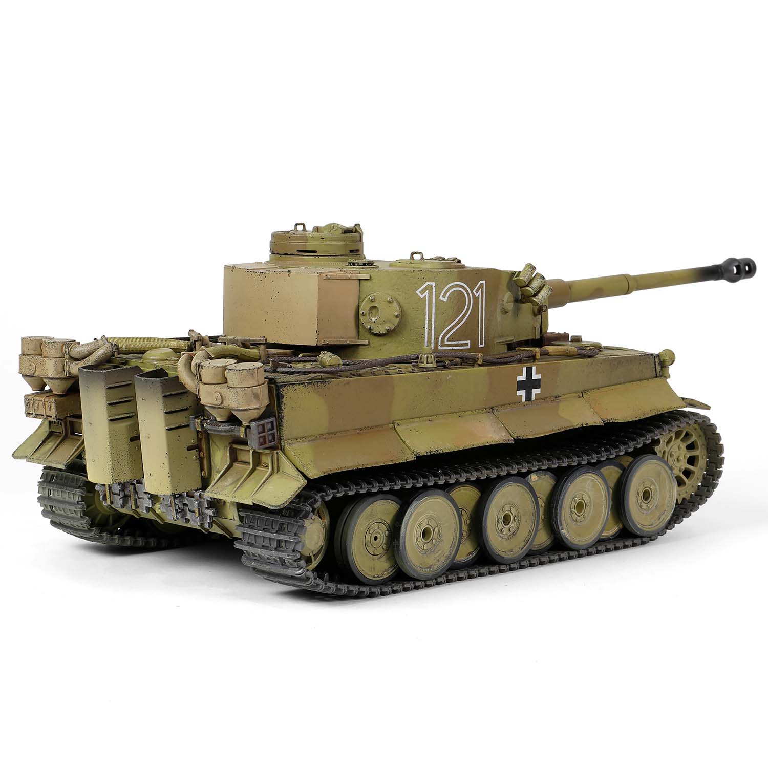 Sd.Kfz.181 PzKpfw VI Tiger Ausf. E heavy tank  (Initial production model) #121, Schwere Panzerabteilung 501, 1943 North African Front Tunisia