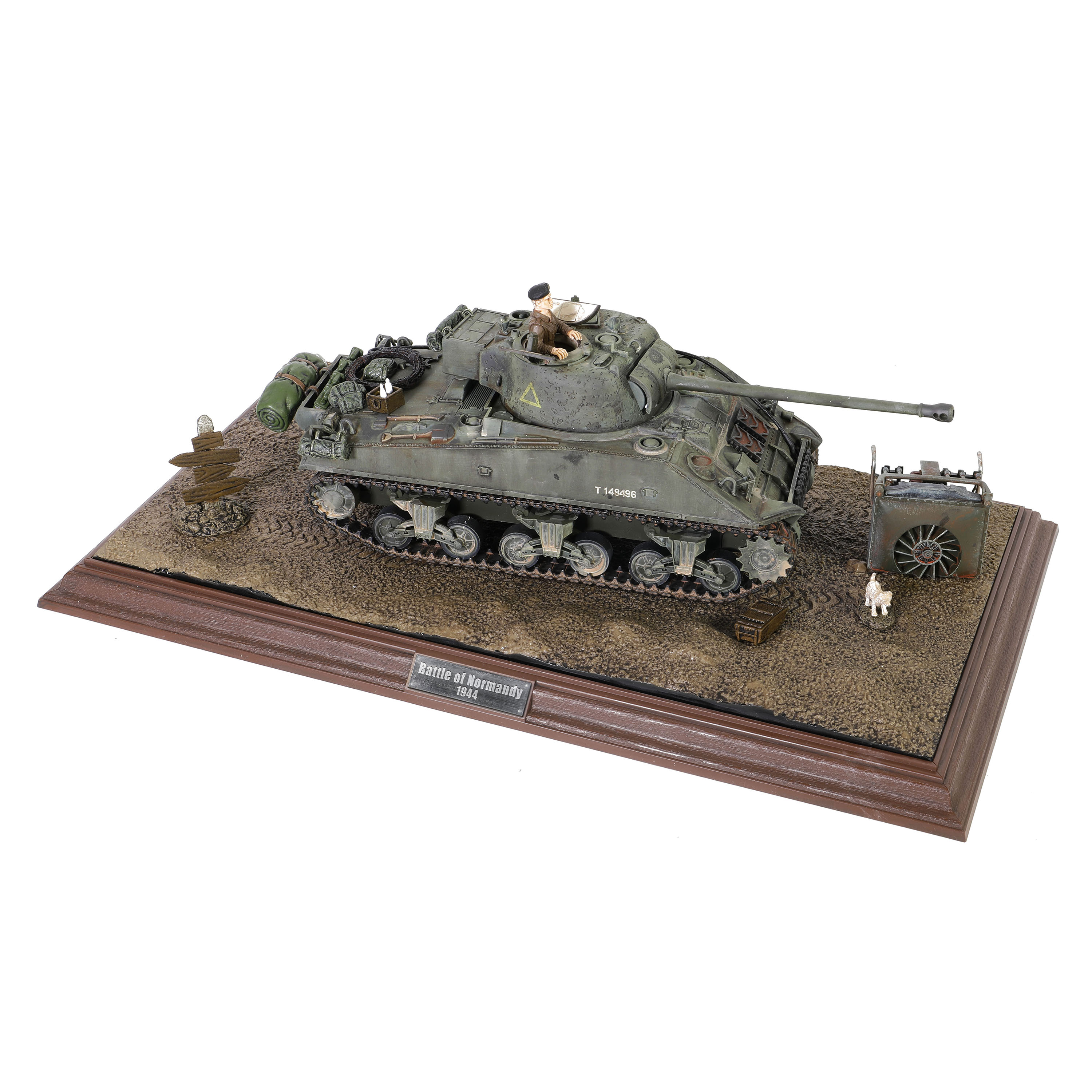 Display Base Frames (Medium Size) - MAHOGANY + 3 metal nameplates