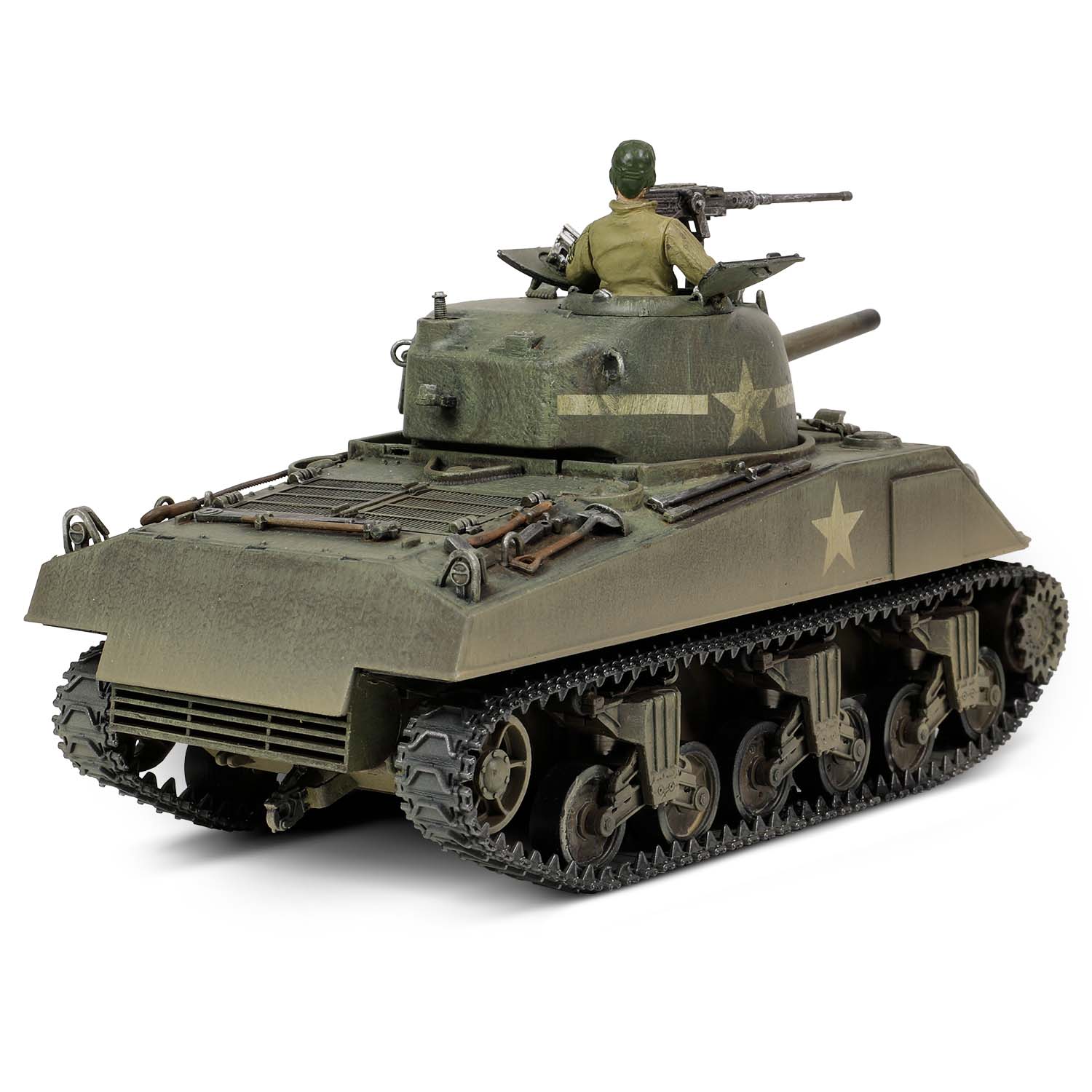 U.S. medium tank Sherman M4A3 (75) Training vehicle, C Company, 10th Tank Battalion, 5th Armored Division, New York, 1943