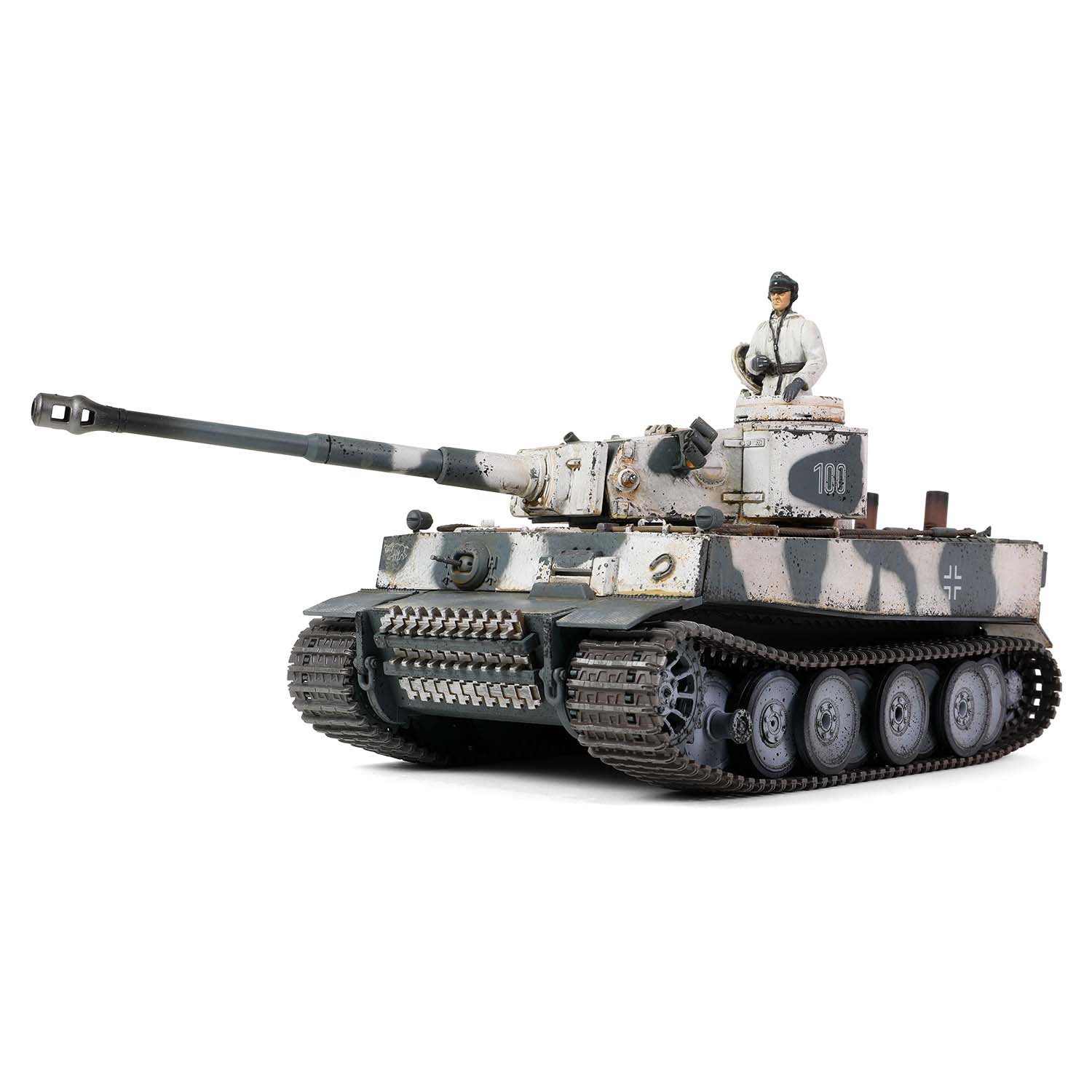 Sd.Kfz.181 PzKpfw VI Tiger Ausf. E heavy tank (Initial production model) Schwere Panzerabteilung 502, No.100, February 1943, Eastern Front