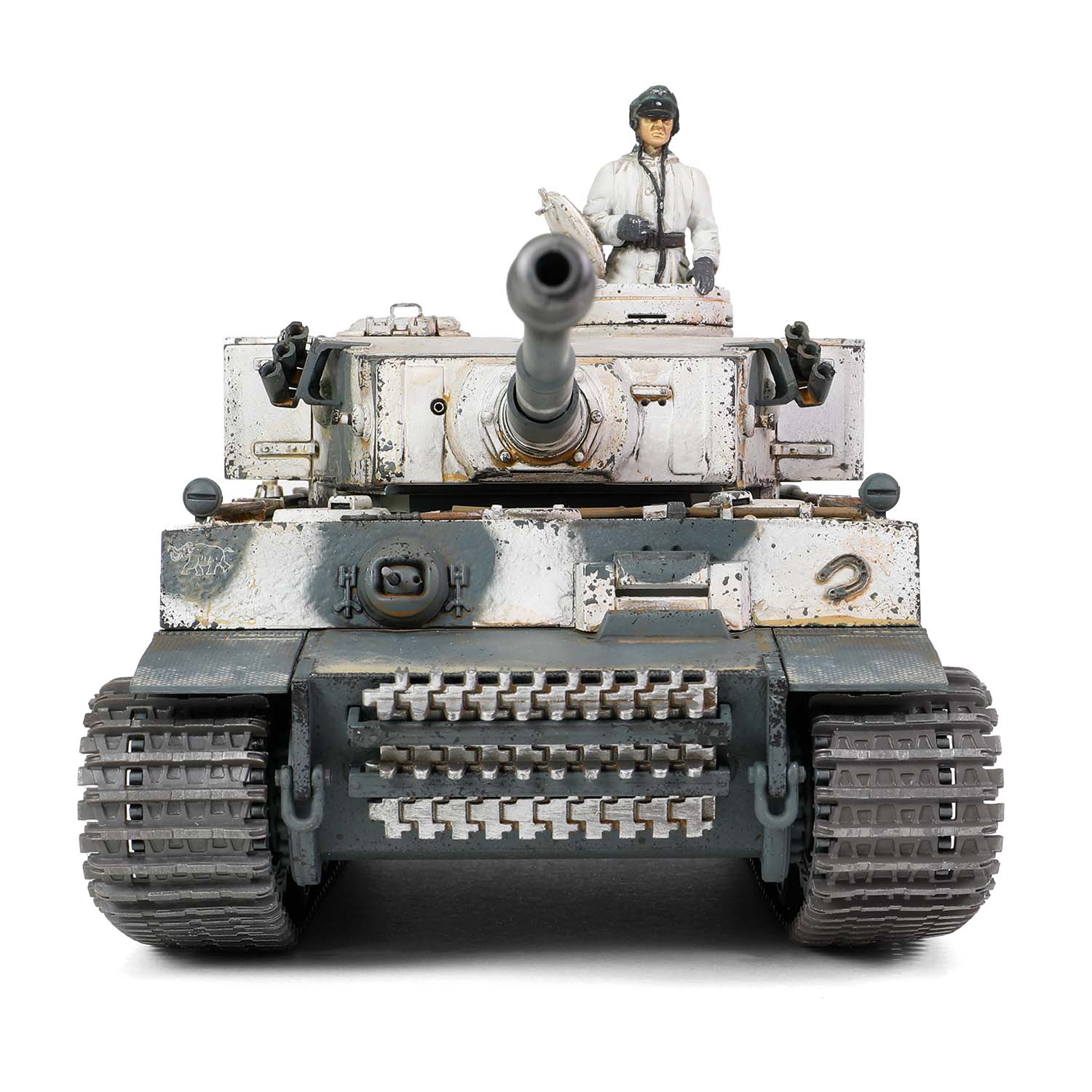 Sd.Kfz.181 PzKpfw VI Tiger Ausf. E heavy tank (Initial production model) Schwere Panzerabteilung 502, No.100, February 1943, Eastern Front