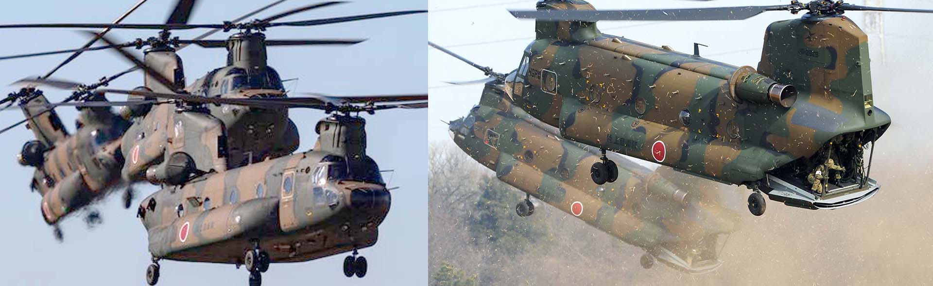 Boeing Chinook CH-47J helicopter Japan Ground Self Defense Force (JGSDF)  1st Transportation Helicopter Group  105th Aviation Sqaudron  #JG-2917, Camp Kisarazu