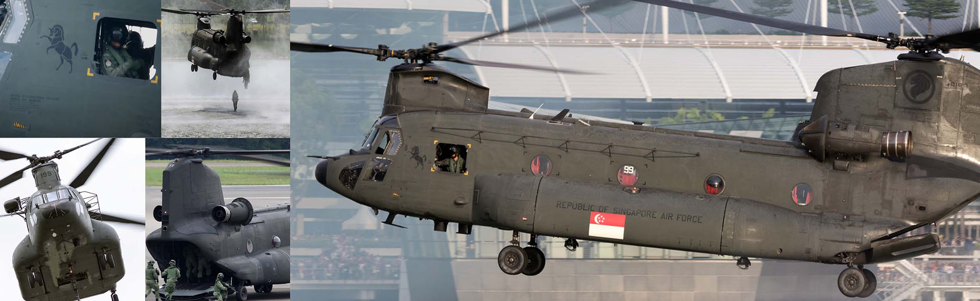 Republic of Singapore Boeing Chinook CH-47SD helicopter