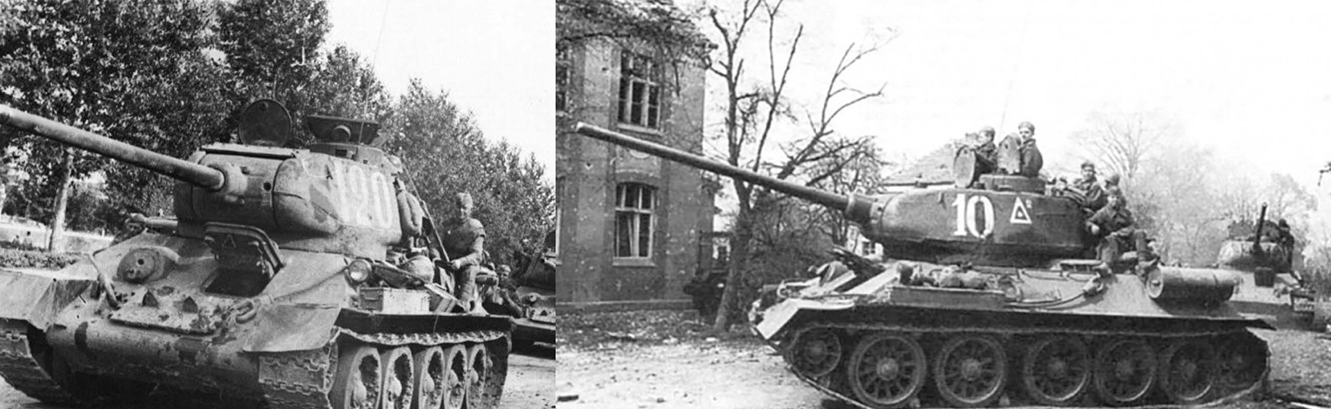 Soviet T-34-85 Model 1944 medium tank 95th Tank Brigade, 9th Tank Corps, Berlin, May 1945