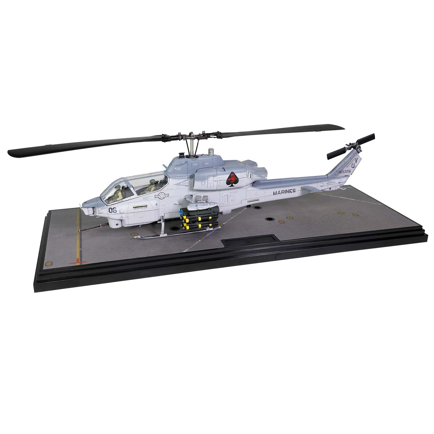 Bell AH-1W "Whiskey Cobra" U.S. Marine Corps Light attack helicopter (NTS exhaust nozzle) Squadron 267, "Final flight of the AH-1W", Camp Pendleton, 23 March