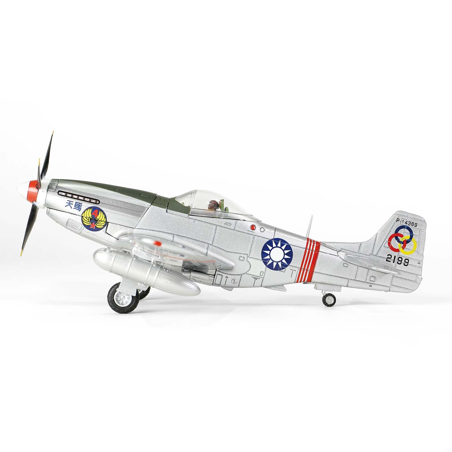 P-51D Mustang aircraft fighter 4th Fighter Group, Captain Hsu Hua Chiang, ROCAF (#P-14369, 2199)