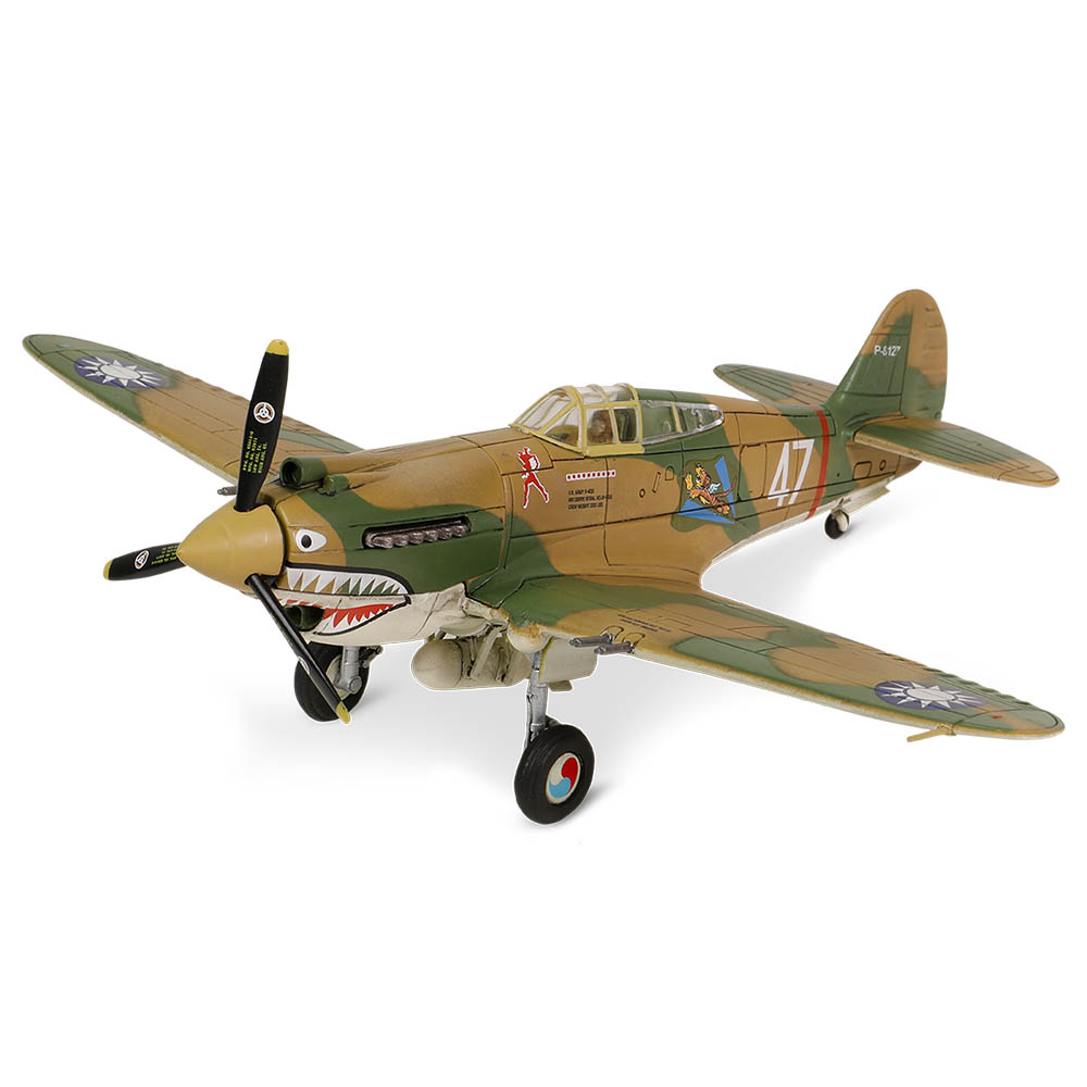 Curtiss P-40B / HAWK 81A-2  3rd Pursuit Squadron, American Volunteer Group, P-8127, Serial : 47, China, June  (flown by R.T. Smith)