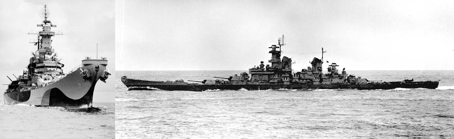 Iowa Class Battleship, USS Missouri (BB-63), Full Hull Edition Measure 32/22D camouflage pattern 1944