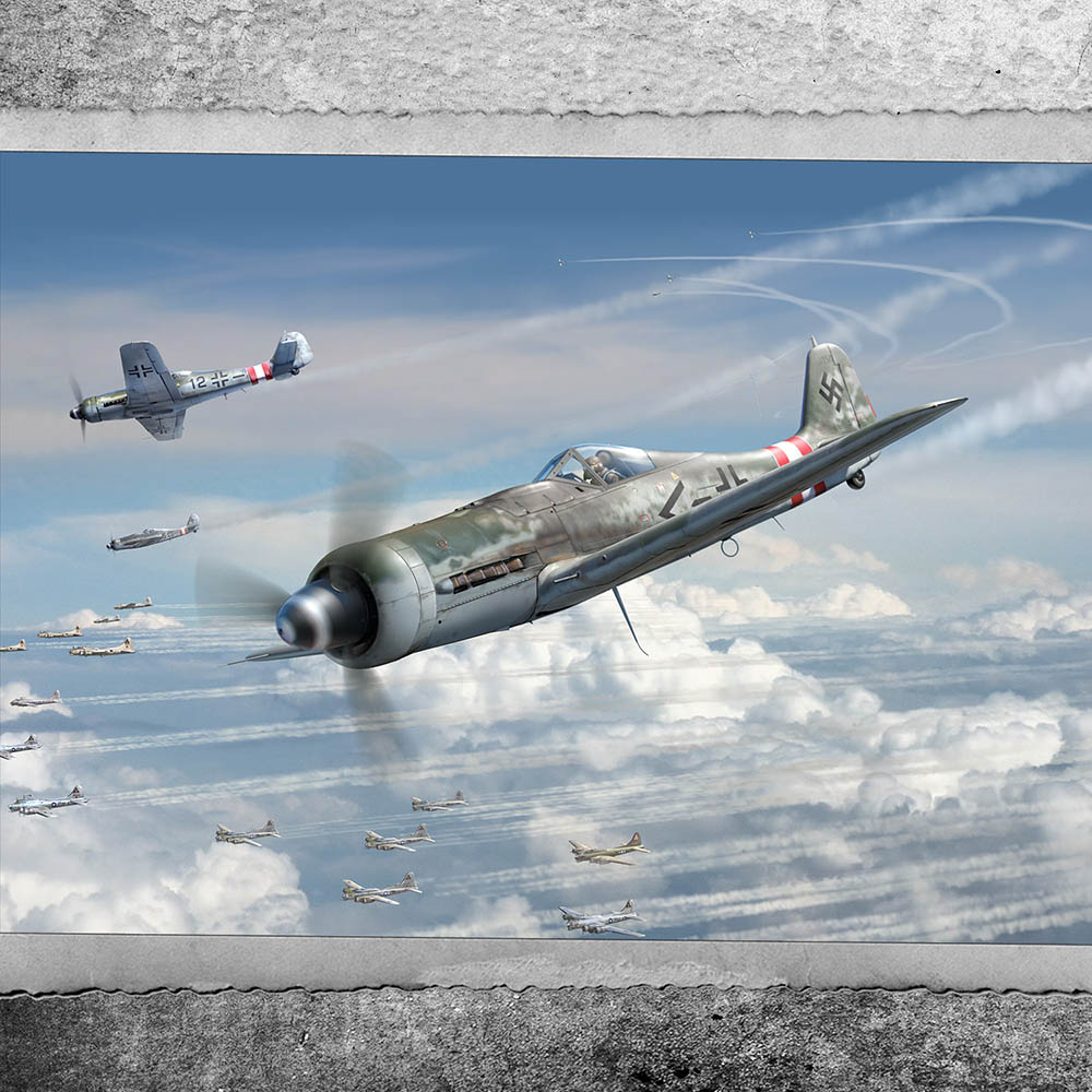 German FW 190 D-9 aircraft Sorau, Germany, February 1945