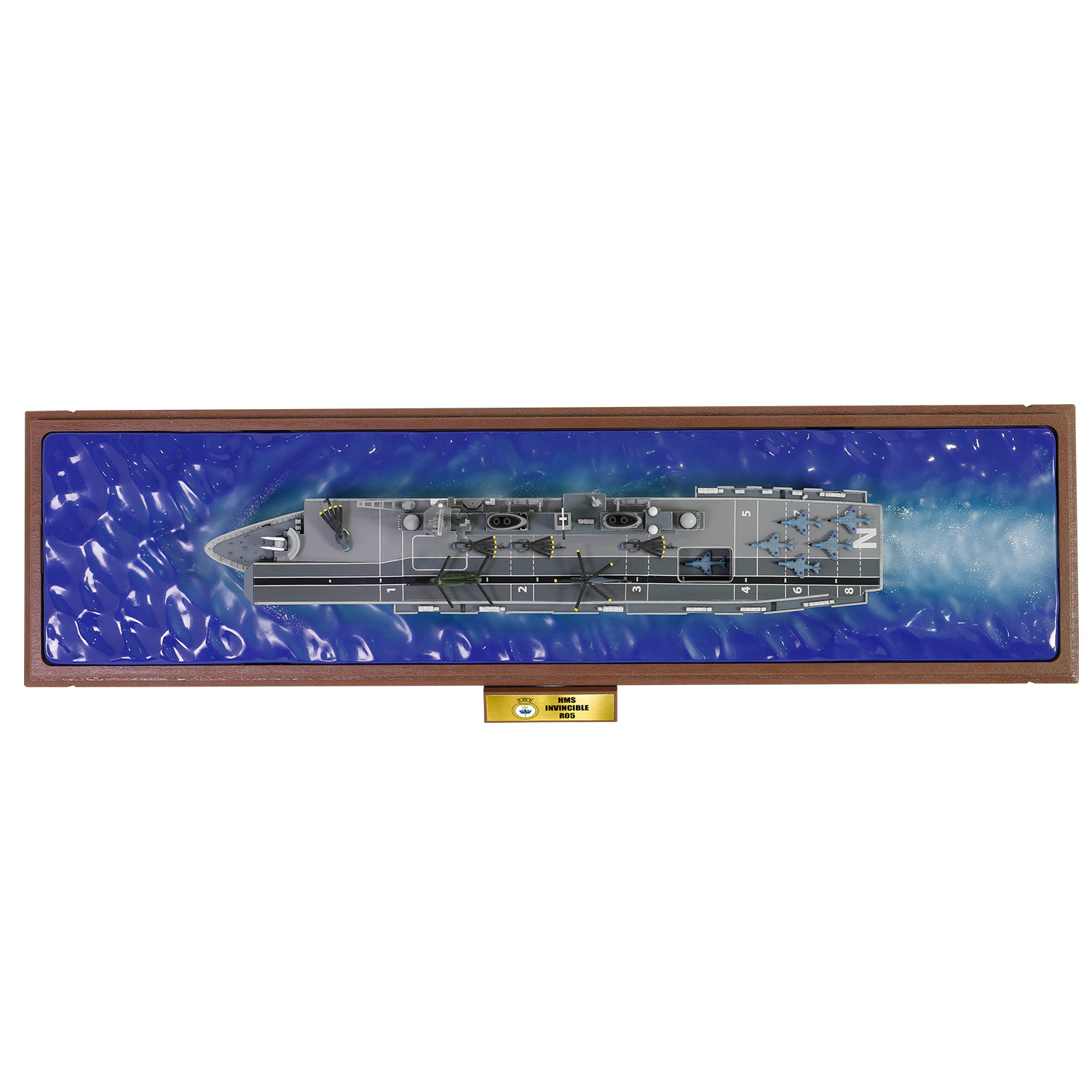 HMS Invincible(R05) Light Aircraft Carrier, Waterline edition Falklands War