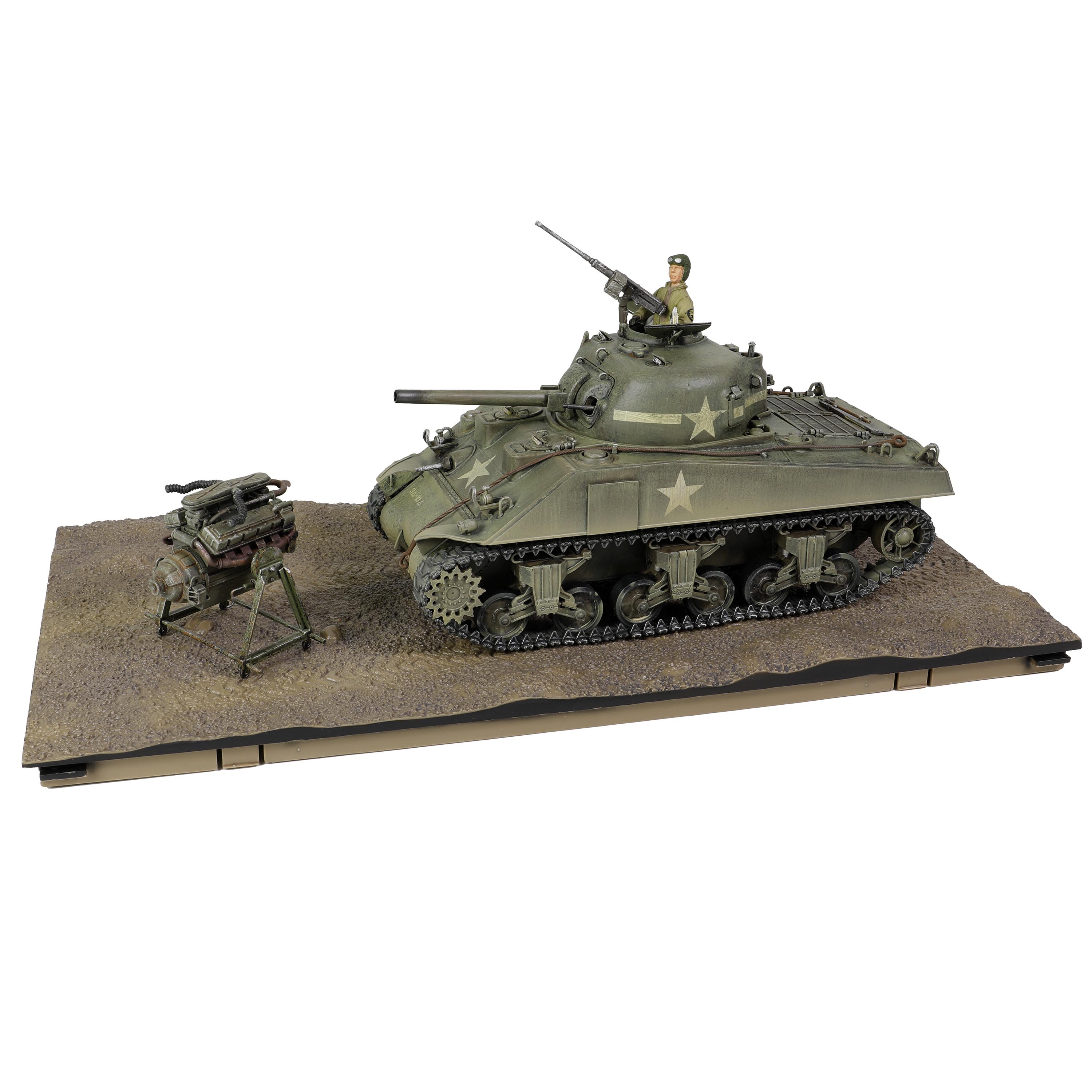 Sherman M4A3 (75) Training vehicle, C Company, 10th Tank Battalion, 5th Armored Division, New York, 1943