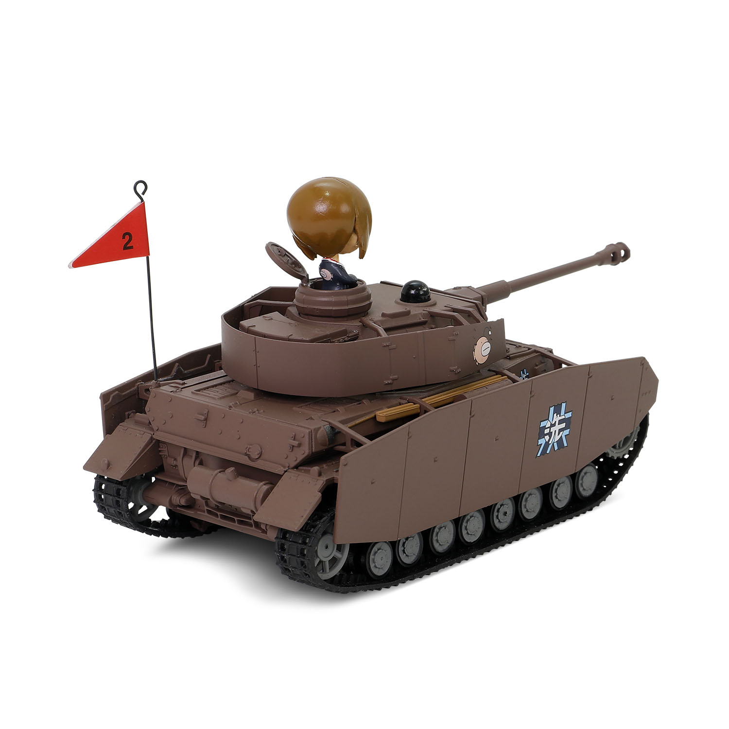 Panzer IV Ausf H Ooarai Girls Academy with Miho Nishizumi commander figure