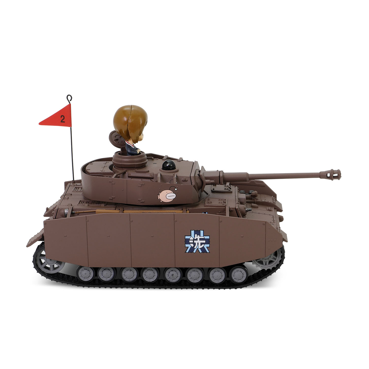 Panzer IV Ausf H Ooarai Girls Academy with Miho Nishizumi commander figure