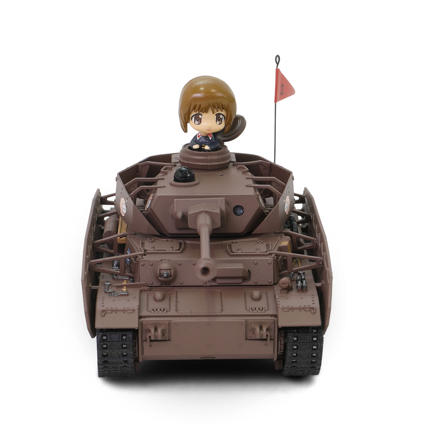 Panzer IV Ausf H Ooarai Girls Academy with Miho Nishizumi commander figure