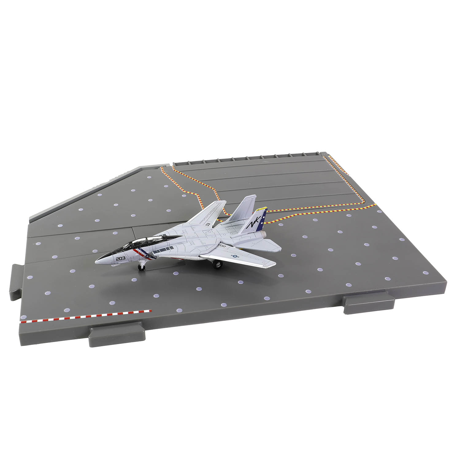 CVN-65 Enterprise deck + 4' Legendary F-14 Tomcat series Section #C deck + F-14A BuNo. 158988, VF-2 "Bounty Hunters", #216, CVW-14, USS Enterprise CVN-65, 1977