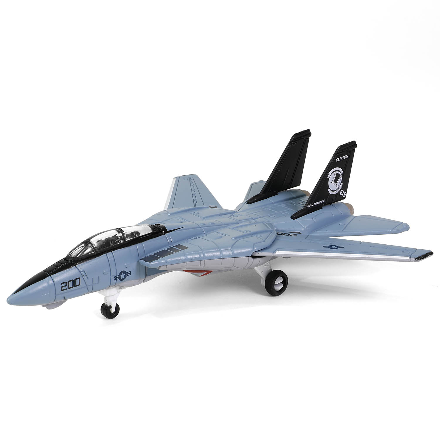 CVN-65 Enterprise deck + 4' Legendary F-14 Tomcat series Section #F deck + F-14A BuNo. 162698, VF-14 "Tophatters", USS Enterprise CVN-65, 1996
