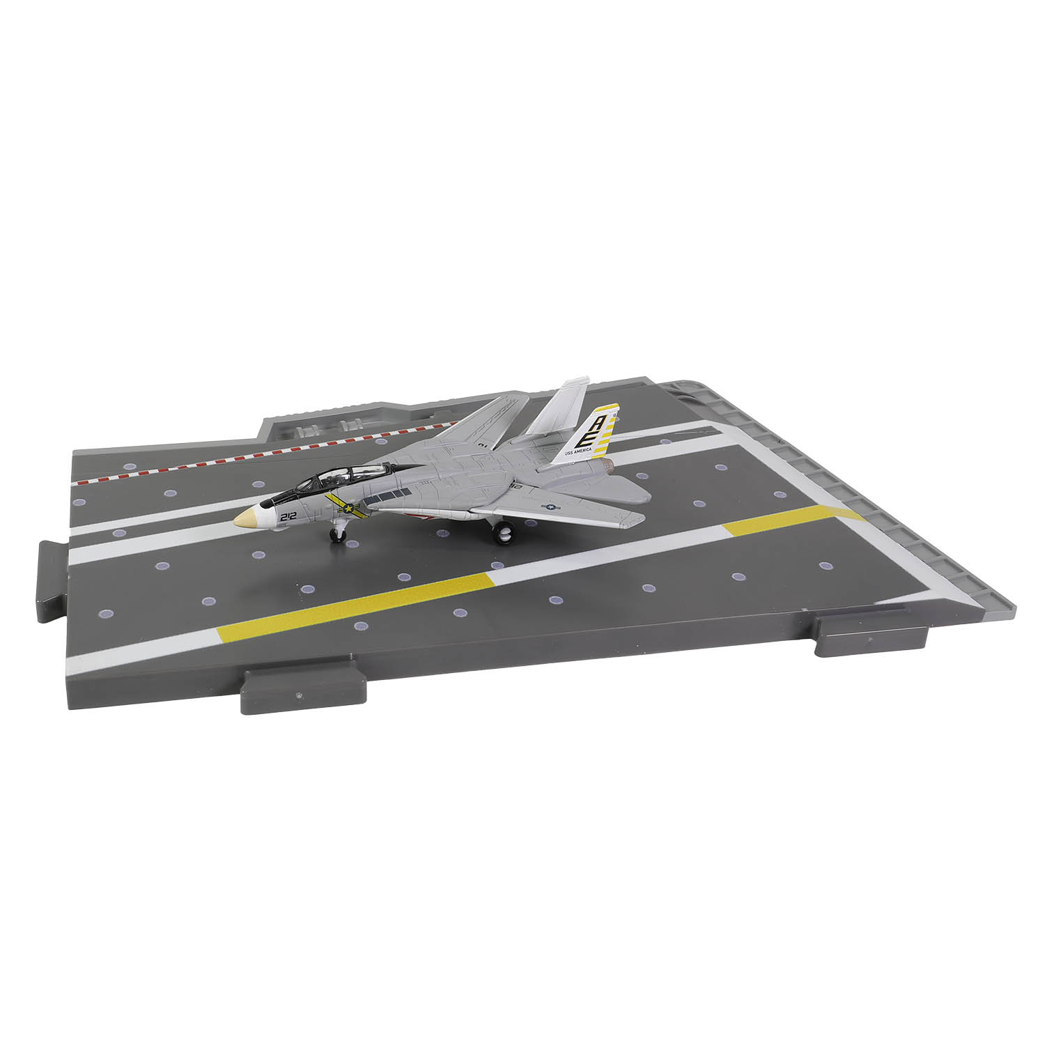 CVN-65 Enterprise deck + 4' Legendary F-14 Tomcat series Section #K deck + F-14B BuNo. 159451, VF-142 Ghostriders, Mediterranean, 1976